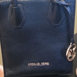 Michael Kors Mercer Pebbled Leather Crossbody Bag